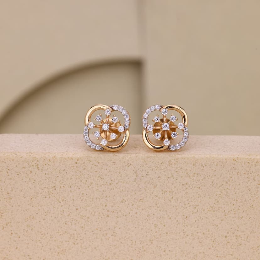 Roséfloria Stud Earrings 18KT