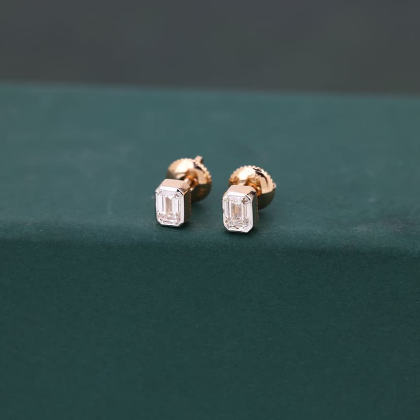 Vezelliane Lab Diamond Earrings 14KT