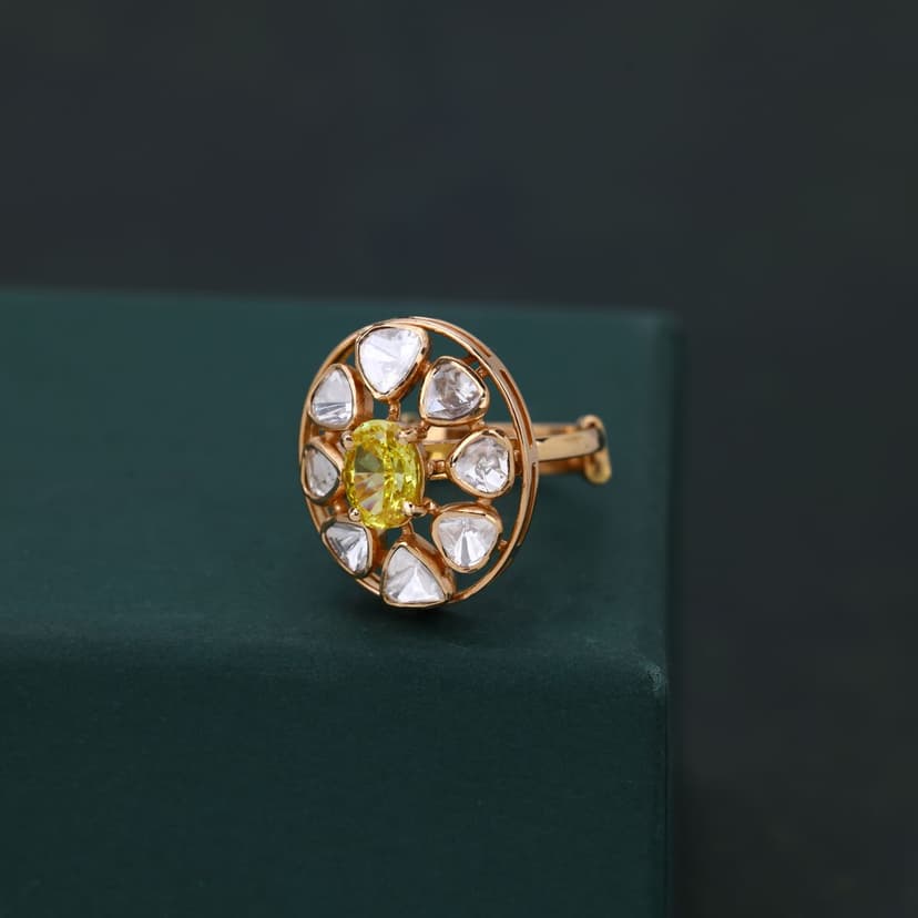 Xyvarisse Lab Grown Polki Ring 18KT