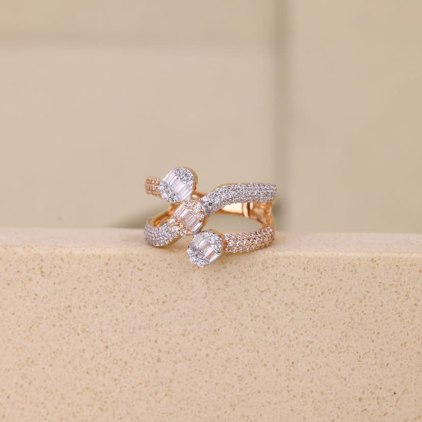 Talvienne Wave Ring 18KT