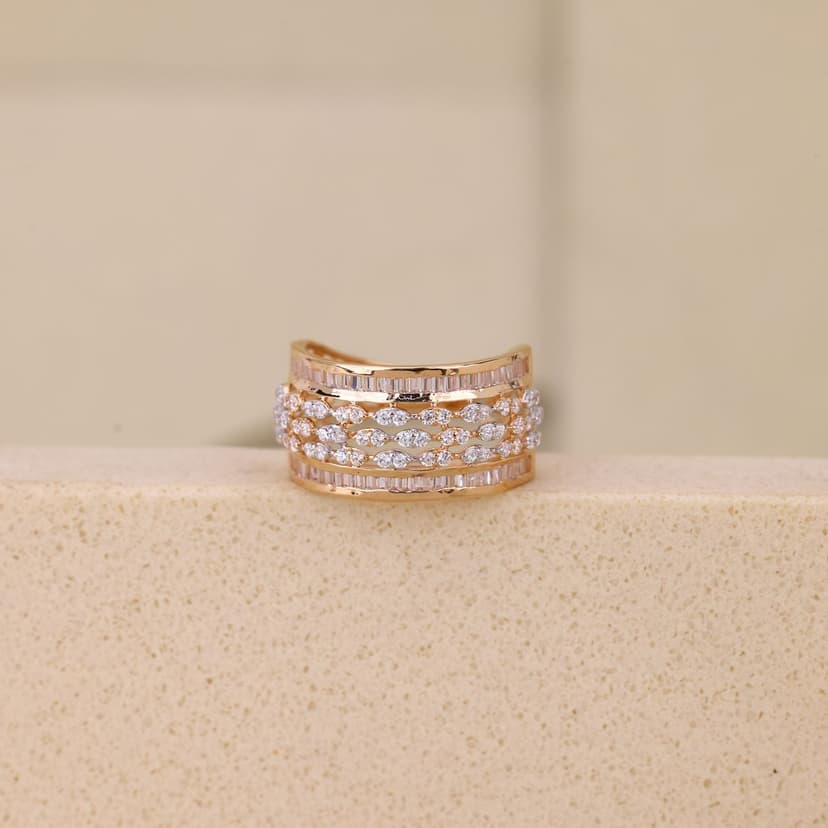 Ceravyn Lattice Ring 18KT